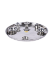 Silver Metal Puja Thali Silver Metal Puja Thali